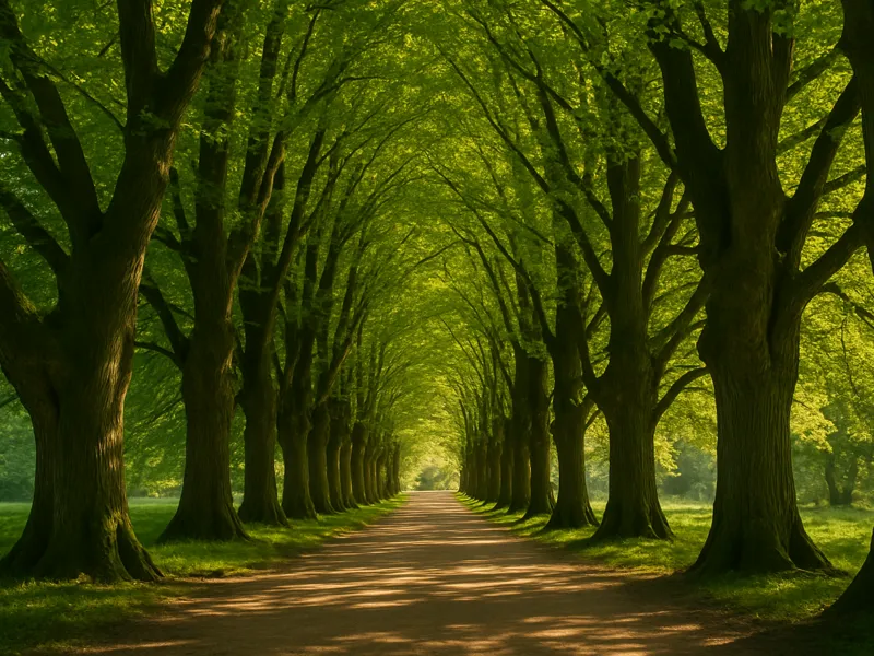 Slavná lipová alej vedoucí do Libosadu